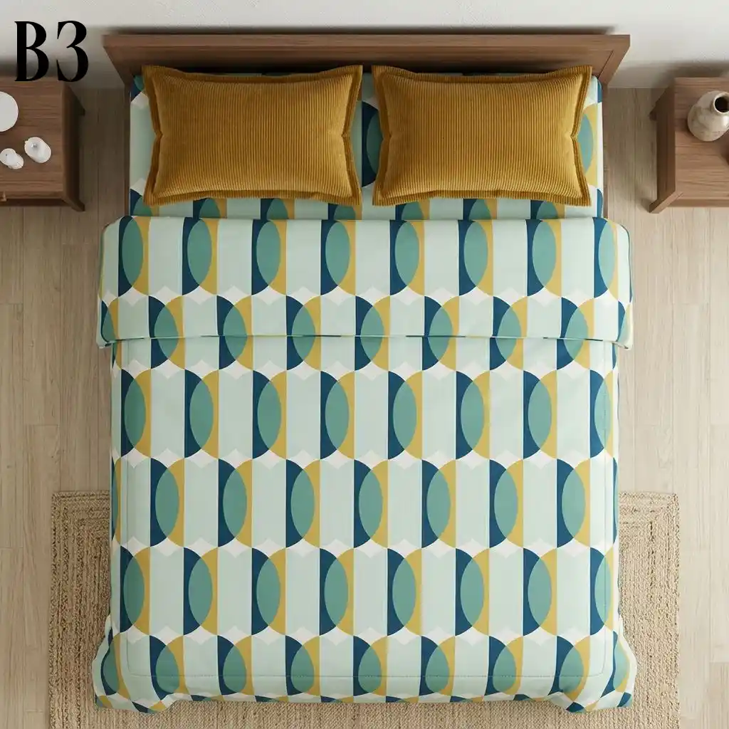 Portico Marvella 100% Cotton | Double Bedsheet (90 × 100 inches (228 × 254 cm))